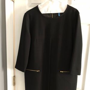 Black Tahari shift dress